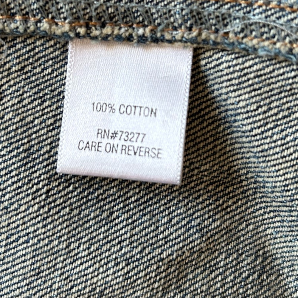 Denim Jacket Upcycled Size Small - Picture 12 of 16